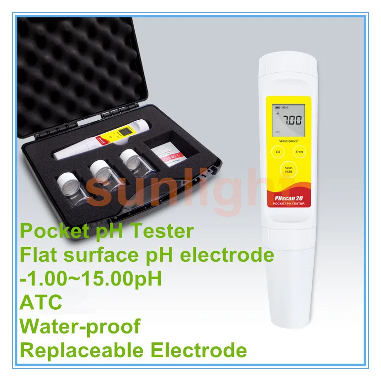 High Accuracy Skin Ph Meter With Flat Surface Probe And Calibration