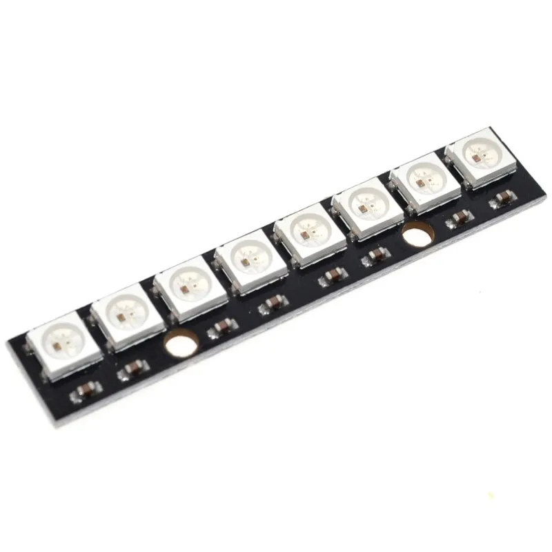 

8 channel WS2812 5050 RGB LED lights built-in full color-driven development board 8 Bits