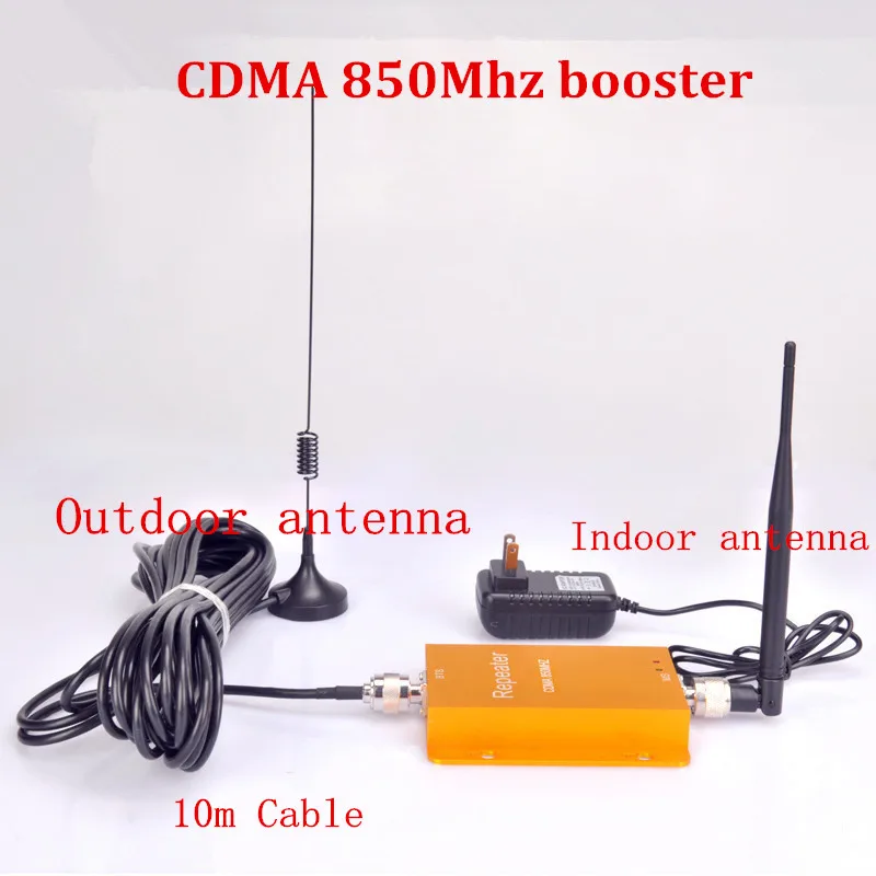 

Hot !!! 2G 850MHz GSM CDMA Mobile Phone Cell Phone signal Amplifier Booster Repeater Gain 60dbi Cellular Signal Booster Full Set
