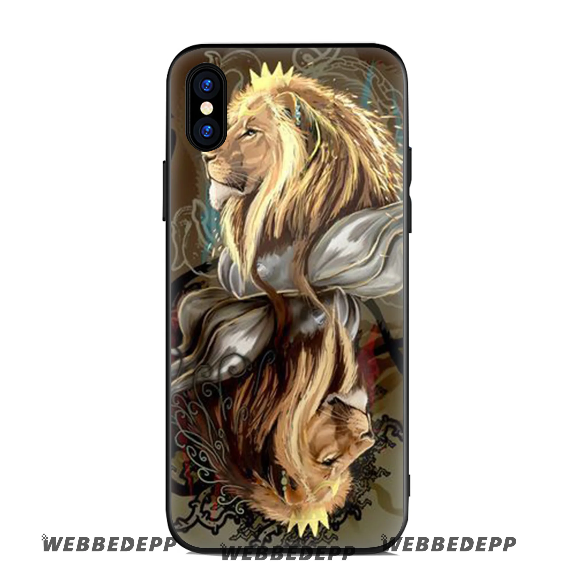 Мягкий силиконовый чехол WEBBEDEPP Lion Alpha Male Cub для Apple iPhone 11 Pro Xr Xs Max X или 10 8 7 6 6S Plus 5 5S SE из ТПУ - Цвет: 13