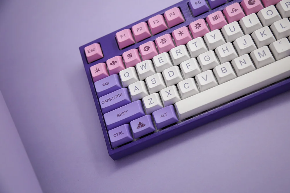 122 ключей XDA ARC HANA сублимируемый краситель PBT DSA колпачки Macaron etheramic для механической клавиатуры Вишневый выключатель MX keycaps