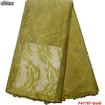 

African bridal fabric 2018 High Quality Lace Fabric Nigerian French Tulle Mesh Lace Material For net Sewing Dress F4-1767