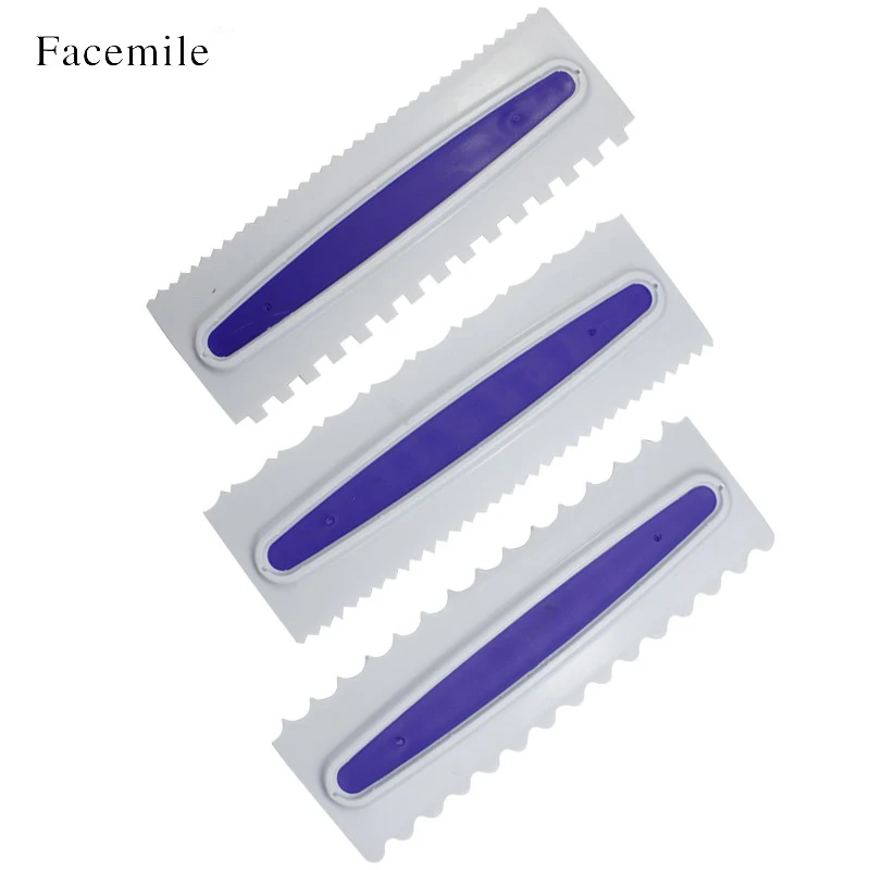 

Baking & Pastry Tools Icing Comb Set Plastic Fondant Spatulas Cake Scraper Baking Decorating Cake Kitchen Utensils