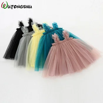 

Baptism Birthday Baby Dresses for 1-2 years Toddler Newborn Clothes Tutu Dresses Summer Dresses for Girls Baby Girls Clothes