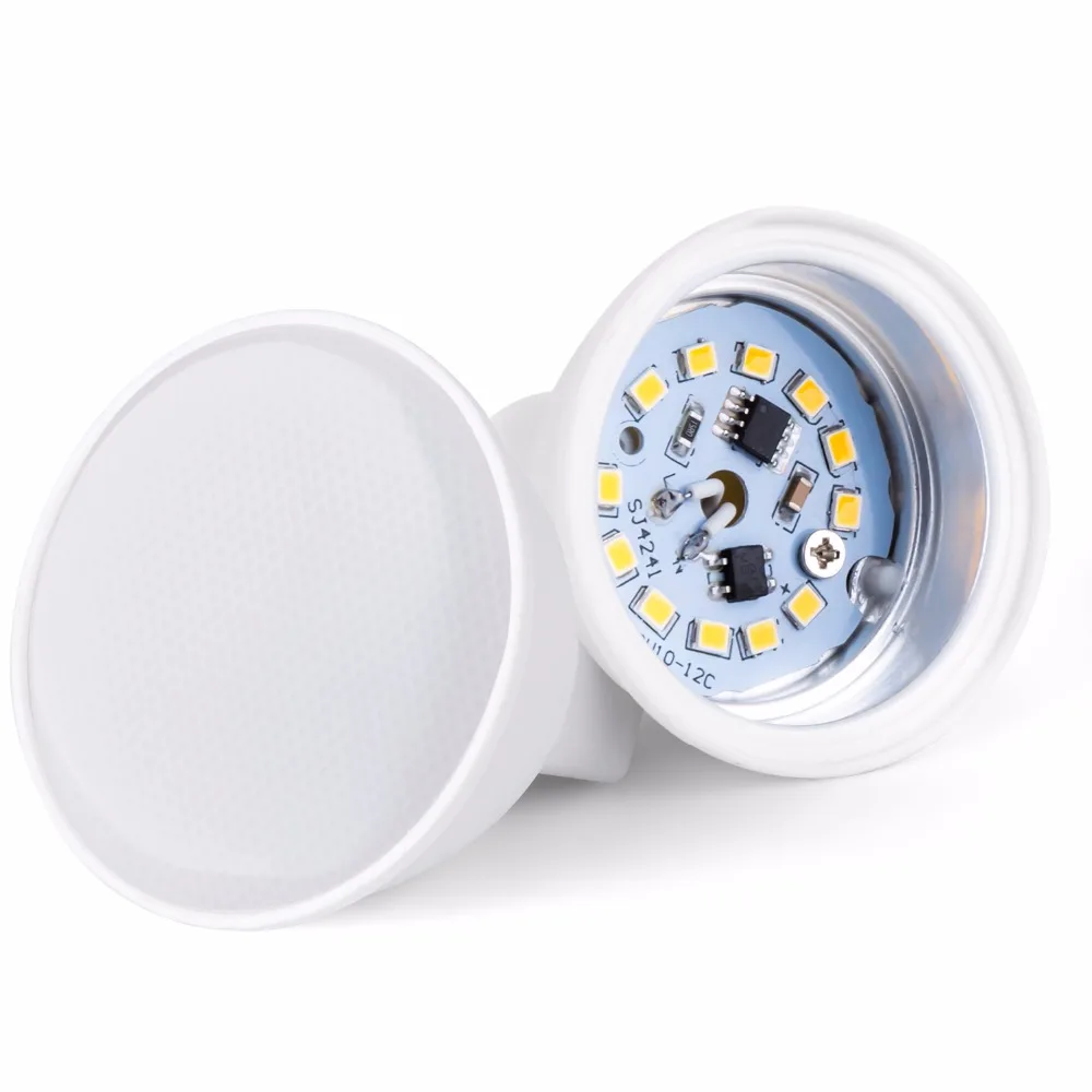 

MR16 Spotlight Bulb Ampoule Led GU10 Spot Light 6 12leds High Lumen Replace Halogen Led Lamp 220V Lighting Bedroom kitchen gu5.3