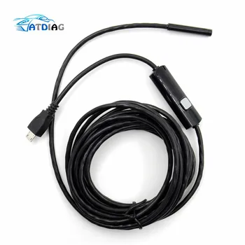 

3.5m 5.5mm Lens Rigid Cable USB Inspection Camera Snake Tube IP67 Waterproof Endoscope with 6 LED Borescope for PC