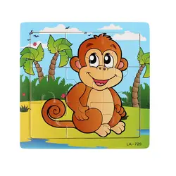 Shaunyging #5019 деревянная обезьяна головоломки Обучающие Развивающие детские игрушки детям Обучение