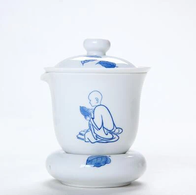 TANGPIN кофейные и чайные наборы ручная роспись керамический чайник Gaiwan, чайная чашка китайский чайный набор кунг-фу посуда для напитков - Цвет: Style C