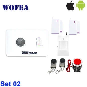 

Free shipping home security GSM alarm system with SMS control home device by relay output voice prompt two way intercom