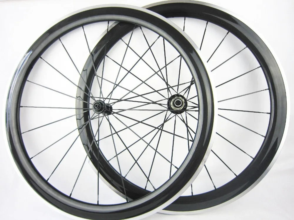Ultra light carbon fiber alloy rim road bike wheel set 38mm 50mm 60mm