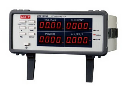 UNI-T UTE1003A Bench TRMS напряжение тока цифровой коэффициент мощности и измеритель мощности Анализатор Диапазон 900 Вт RS232