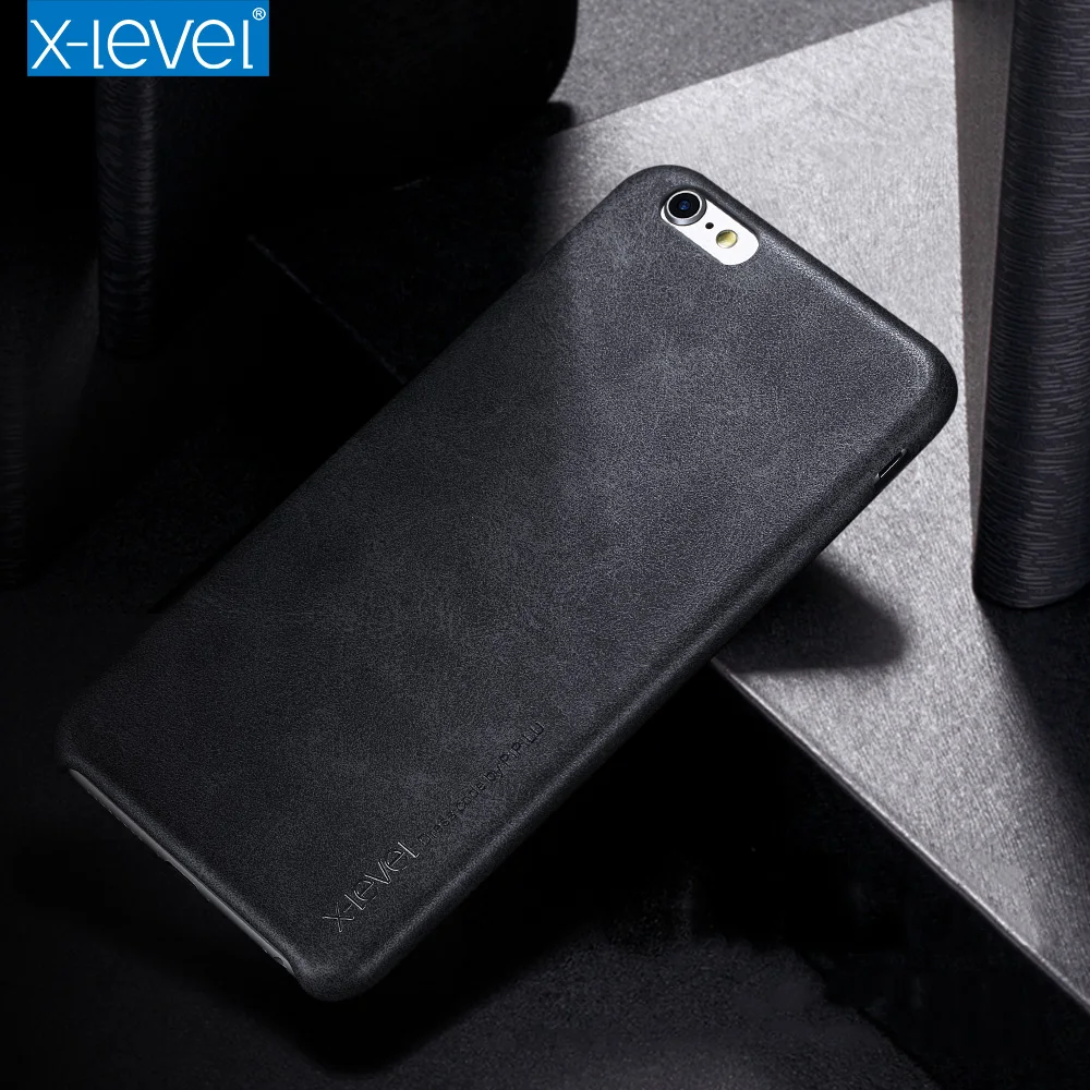 X-Level Vintage Phone Cases For IPhone 6/6 Plus Case For IPhone 6S/6S Plus Luxury Back Case Business Cover Phone Accessories