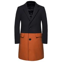 Длинные черные мужские пальто, плащ для мужчин, Тренч, специально с рукавами, открытый, зима-осень, куртки, военная одежда, платье