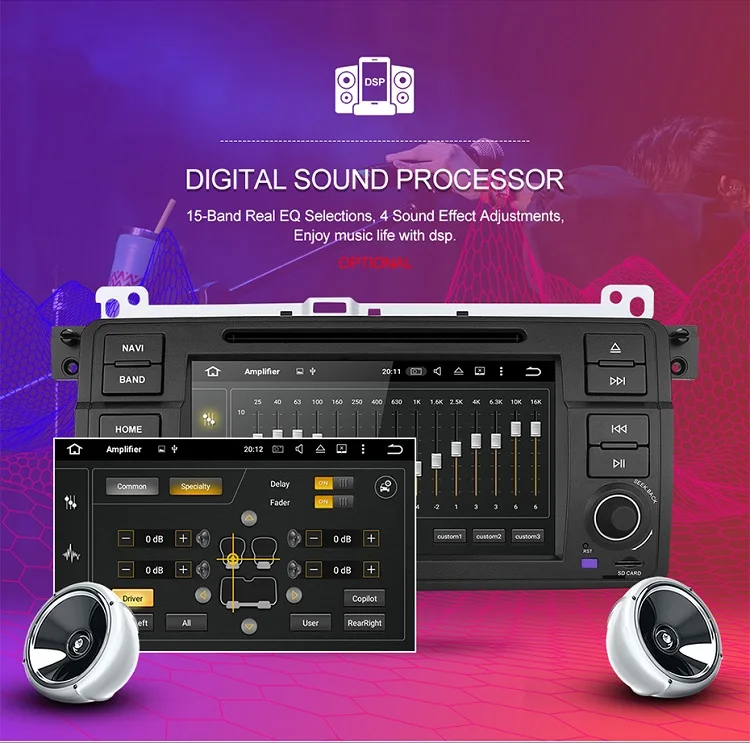 Excellent Isudar Car Multimedia Player Android 9 1 Din DVD Player For BMW/E46/M3/MG/ZT/Rover 75/320/318/325 Quad Core 2GB 16GB Radio FM 6