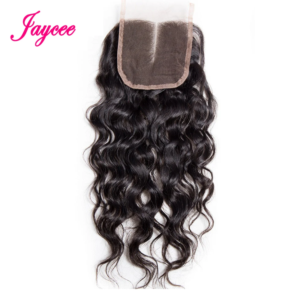 Jaycee бразильские волнистые пряди с закрытием Remy человеческие волосы пряди с закрытием 3 пряди с закрытием
