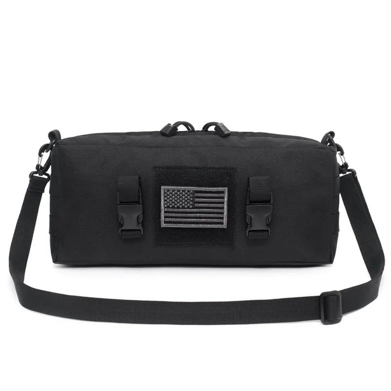 Военная Тактическая Сумка Molle поясная Сумка EDC сумочки для аксессуаров сумка на плечо уличный рюкзак альпинистские походные охотничьи сумки - Цвет: Black