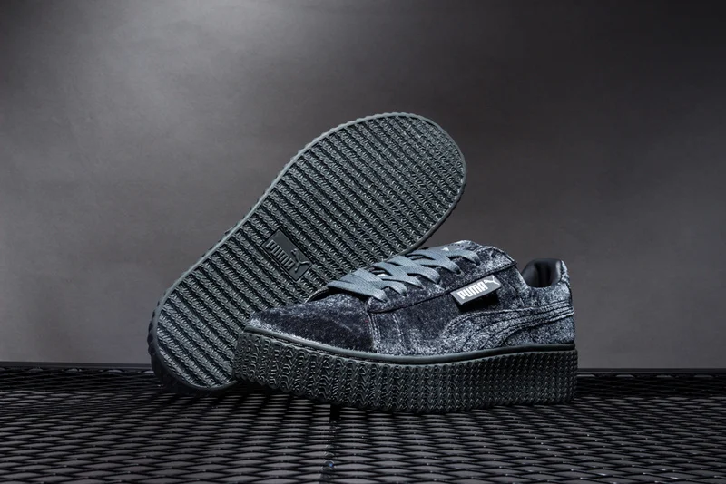 Puma Кроссовки puma толстый бархат-подшитая обувь на платформе для мужчин и женщин