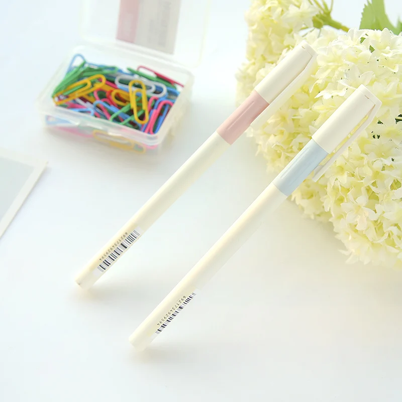 South Korean creative cute gel pen students office supplies black pen 0