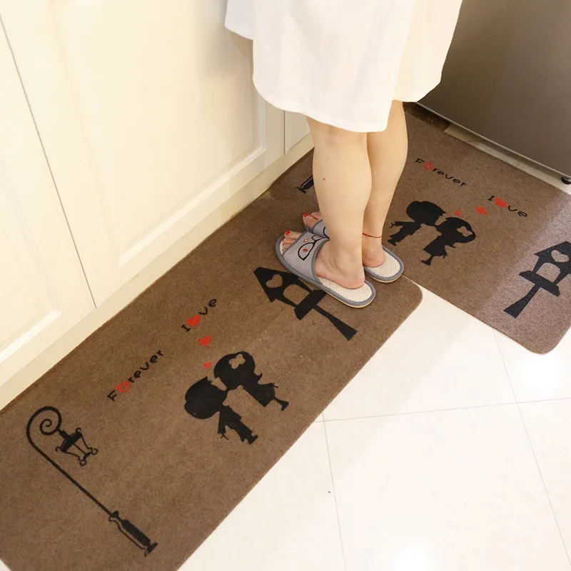 2PCS Absorbent Non slip Mat Super Cool Cartoon Rugs and Carpets Home Living Room Tapete Anti
