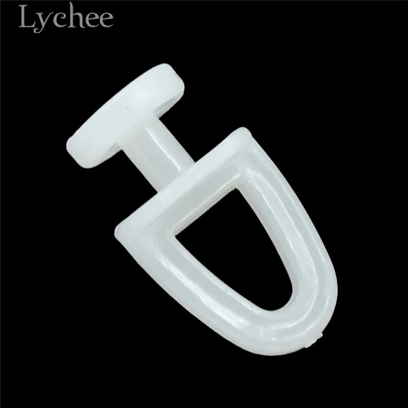 Lychee Life 60 шт. пластиковые рельсы занавески крюк ролики высокое качество штор треки аксессуары