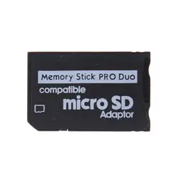 Высокое качество psp Micro SD 1 МБ-128 ГБ Memory Stick Pro Duo Поддержка карты памяти адаптер Micro SD для Memory Stick Адаптер