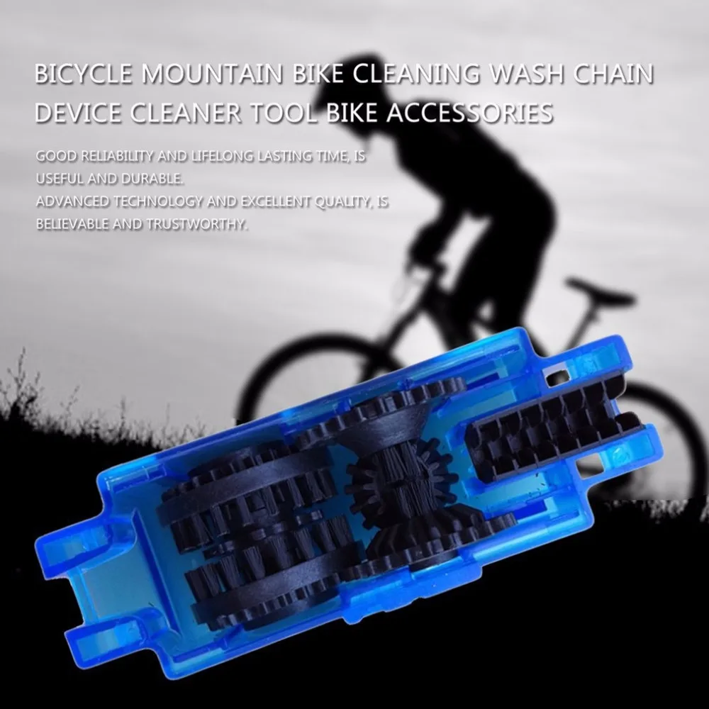 

Bicycle Mountain Bike Cleaning Wash Chain Device Cleaner Tool Bike Accessories Conservation Maintenance Biking Equipment