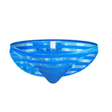 Трусы Для мужчин модное мужское нижнее белье сексуальное Удобные дышащие трусы белые нейлоновые трусики для секса 19Fer21 P40