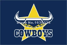 North Queensland Cowboys Flag 3ft X 5ft National Rugby League NRL Banner Size 4 144* 96cm Flag