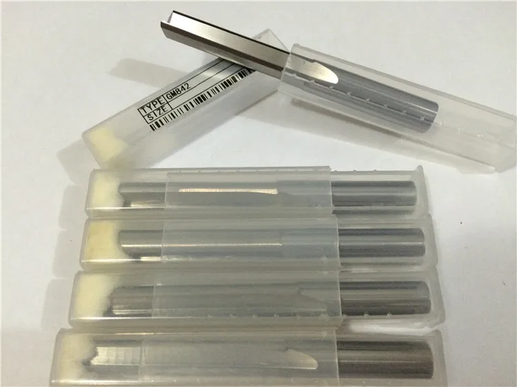 

5pcs 8*70mm CNC Solid Carbide Two Straight Flute Bits, Wood Cutters, Solid Carbide CNC Router Bit