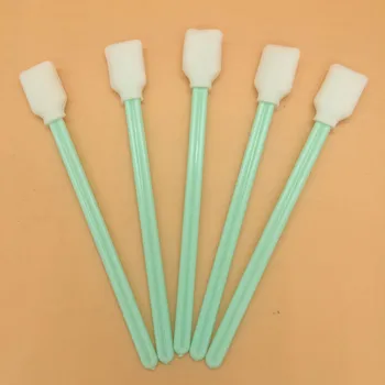 

100PCS For Epson DX4 DX5 DX7 TX800 XP600 Polaris print head clean swab stick cleaning sponge foam tipped ink brush kit 13CM