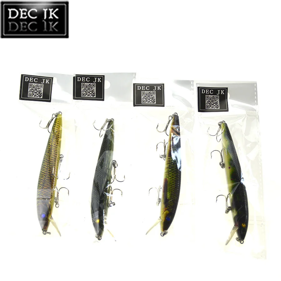 3D Eyes Floating Minnow Sea Fishing Lure Crankbaits Swimbait With Hook Wobblers Lures Laser Painted Hard Bait Artificial Baits (6)