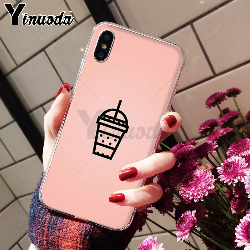 Summer drink milk tea bubble tea