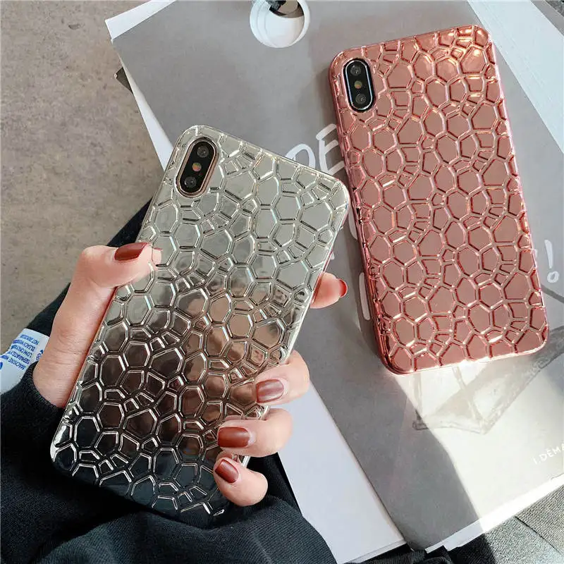 

New Silver Crocodile All-Inclusive Soft Shell Anti-Fall Mobile Phone Case For Iphone 66S 6P 78 78plus X Xs Xr Xsmax