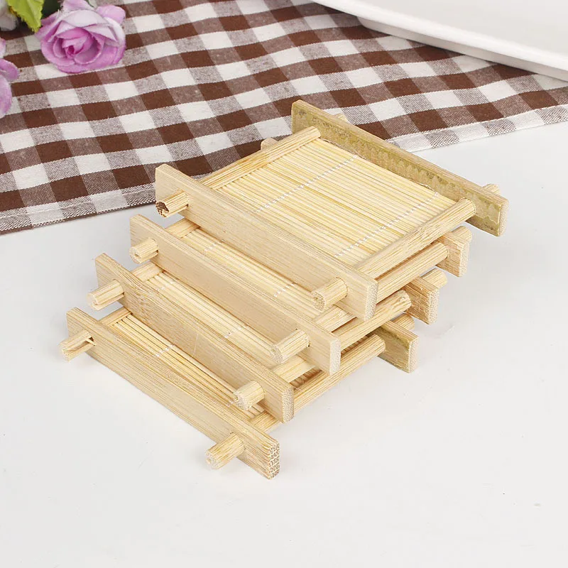 

Bathroom Dish Wooden Soap Tray Holder Storage Soap Rack Plate Box Container for Bath Shower Plate Natural Bamboo Wooden Soap