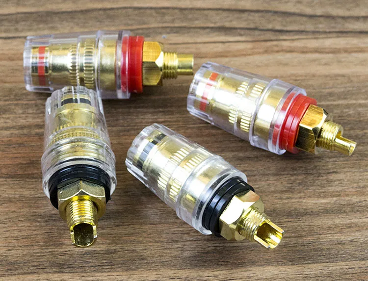 All copper terminal / pure copper glowing speaker amplifier / crystal