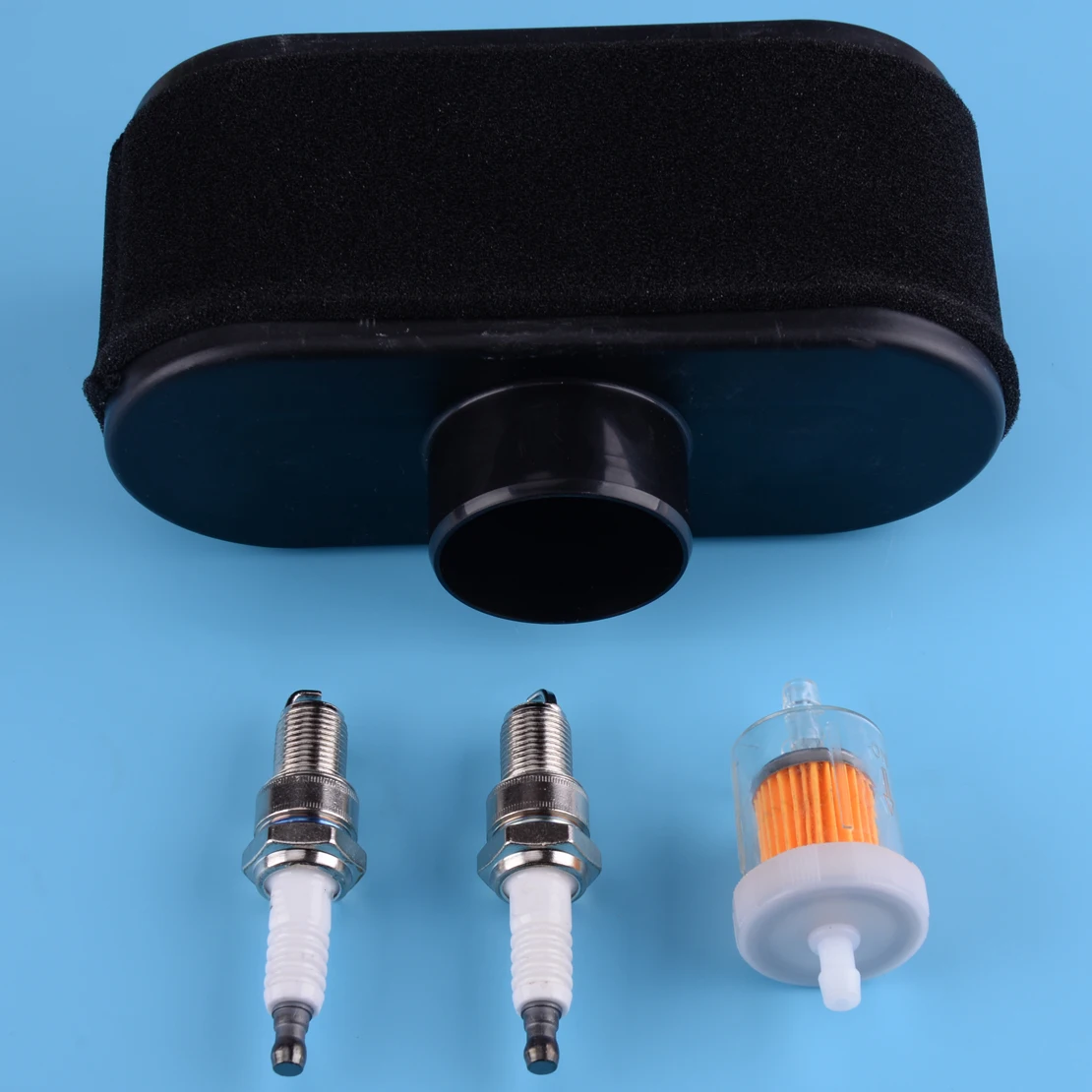 CITALL High Performance 4pcs Fuel & Air Filter &Spark Plug Tune Up Kit