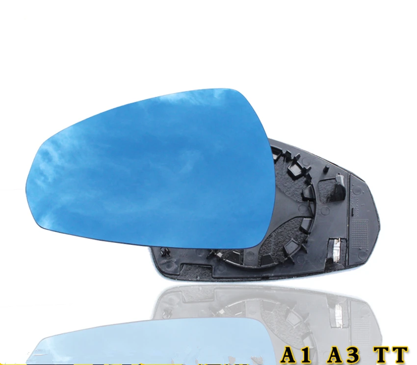 Wide View Auto Dimming Rear View Rirror Blue Heated Mirror Glass for A1