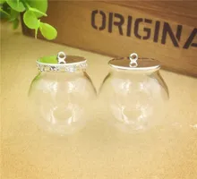 20sets 30x20mm Glass globe 20mm silver base glass vial pendant jewelry glass bottle pendant glass dome cover charms цена 20sets 30x20mm Glass globe 20mm silver base glass vial pendant jewelry glass bottle pendant glass dome cover charms цены онлайн