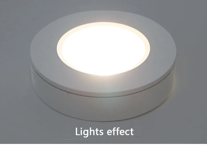 LED downlight Surface Mounted 3W 5W 7w 10W 15W Ceiling Lamps Ultra Thin Driverless led spotlights 220V Ceiling Fixtures Lighting