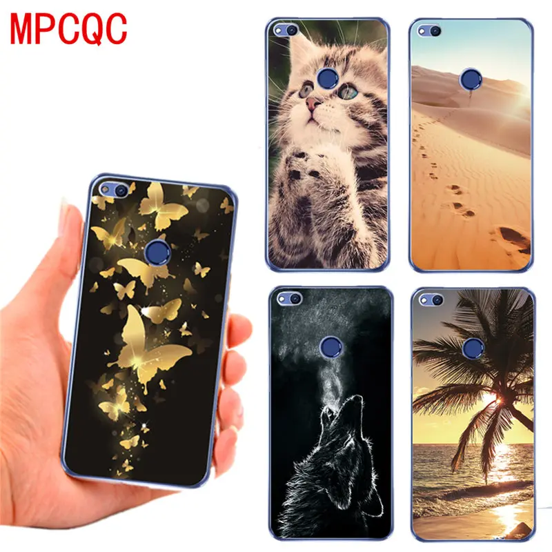 MPCQC Tend ncia Pintado Caso Capa De Silicone Macio Para Huawei Honra 