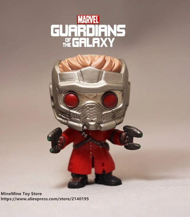 

DISNEY Marvel Avengers Star Lord 10cm Action Figure Anime Mini Decoration PVC Collection Figurine Toy model for children gift
