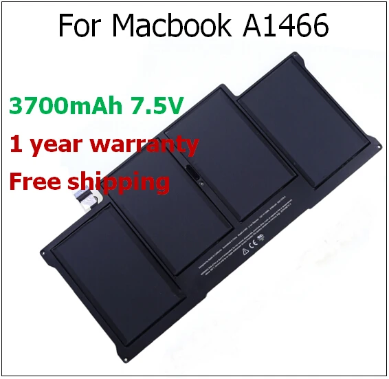 6700mAh Laptop Battery for Macbook A1466 for apple A1405 A1369 A1466 For Macbook Air 13.3\