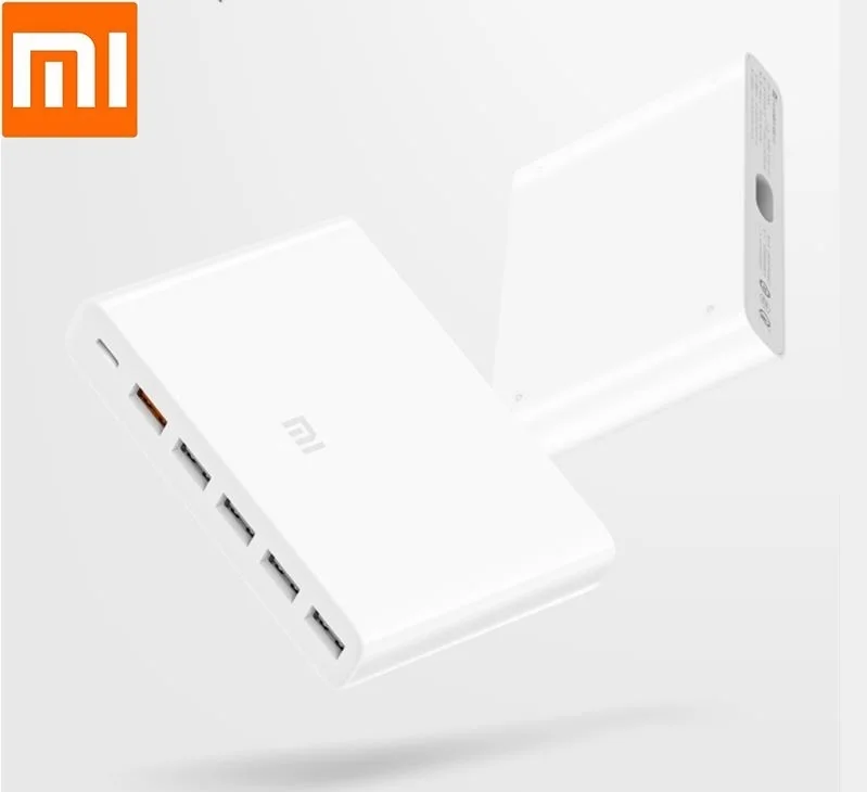 

Original Xiaomi Mi USB-C 60W(Total) Charger Smart Output 1 Type-C 5 USB-A Dual QC 3.0 Quick Charge plug