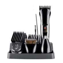 7 в 1 перезаряжаемый набор для ухода за волосами Профессиональный парикмахерский салон стрижка триммер для стрижки мужчин триммер для бороды электрическая бритва