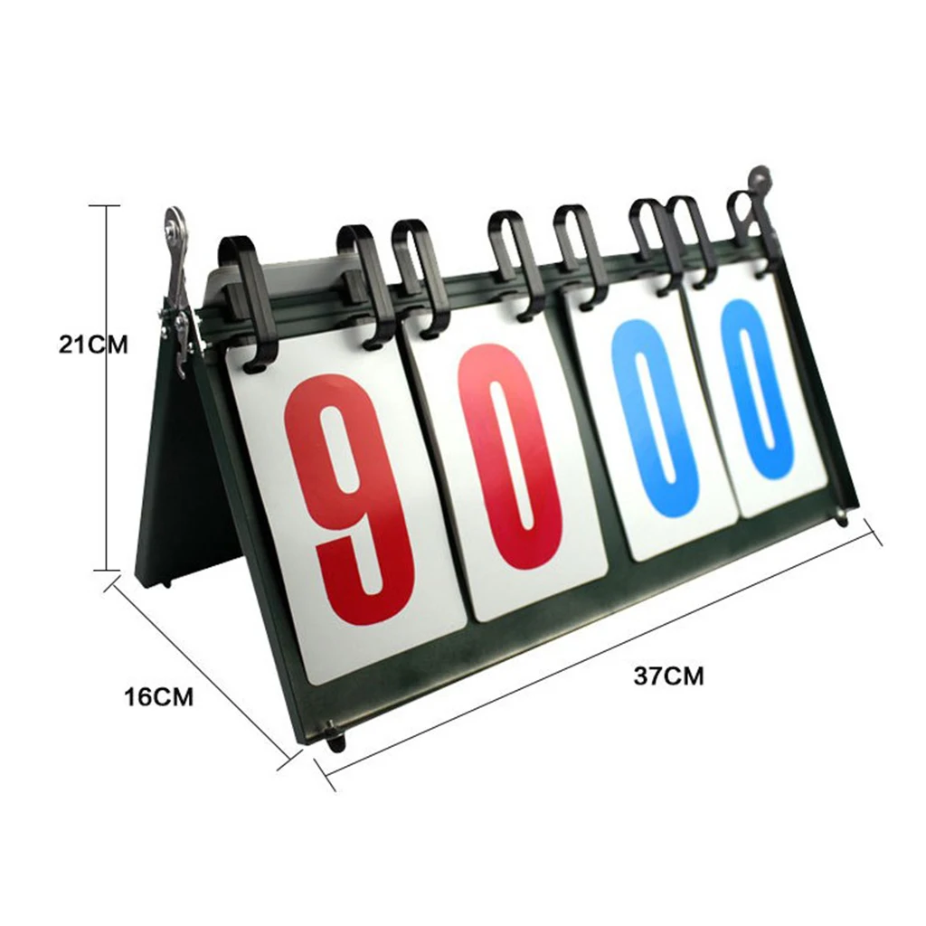 Flipper Scoreboard Easy-flip Scorekeeper Fits for Basketball, Baseball, Tennis, Football, Very Easy to Use