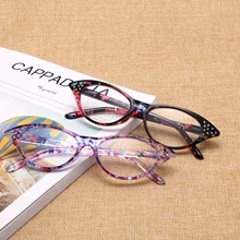 JN модные новые очки кошачий глаз, женские очки для чтения, Рецептурные очки t18158