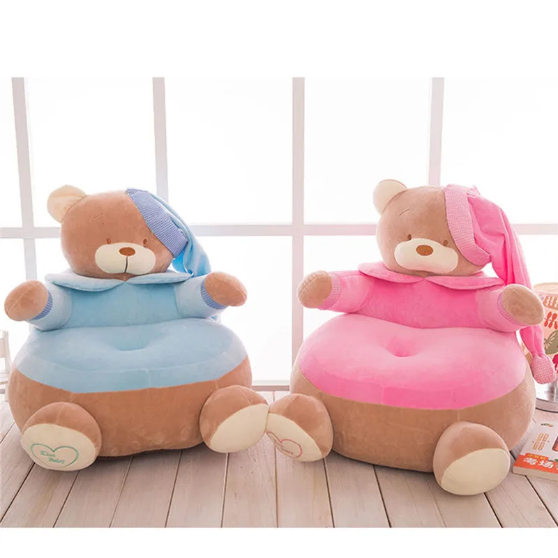 Носки с рисунком медведя из мультика детские милые чехлы для диванов только крышка без наполнения моющееся сиденье кожи Дети