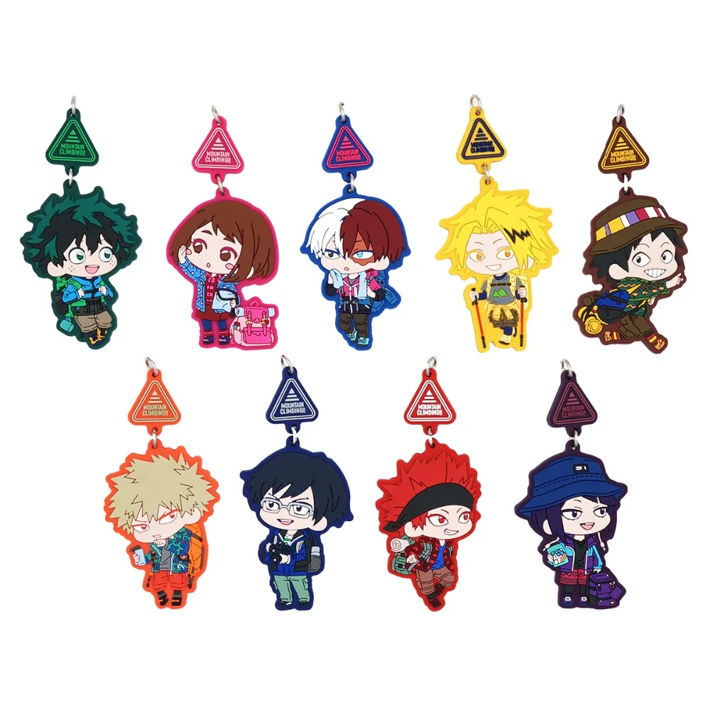 

My Hero Academia Anime Boku no Hero Academia Mountain Climbing Rubber Keychain