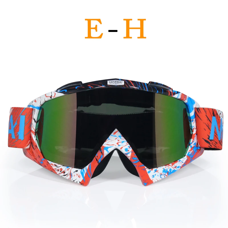 Новые очки для мотокросса лыжные очки спортивные очки для езды на мотоцикле, защитные очки для сноуборда, мужские уличные очки Gafas Casco - Цвет: H1