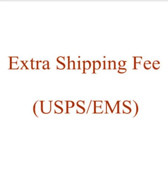 

Extra shipping fee for resending or changing the shipping way
